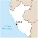 Lima : carte de situation - crédits : © Encyclopædia Universalis France