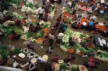 Marché au Guatemala - crédits : © Frans Lemmens/ Corbis Unreleased/ Getty Images