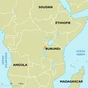 Burundi : carte de situation - crédits : Encyclopædia Universalis France