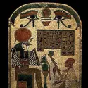 Harpiste devant Horus - crédits : © Peter Willi/ The Bridgeman Art Library