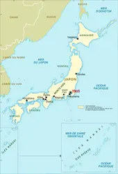 Japon : carte générale - crédits : Encyclopædia Universalis France