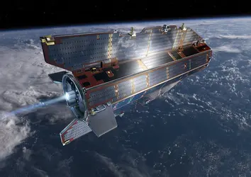 Satellite Goce - crédits : AOES-Medialab/ ESA