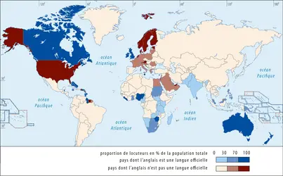 Anglophonie - crédits : Encyclopædia Universalis France