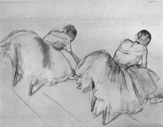 Deux Danseuses au repos, E. Degas - crédits : © Print Collector/ Hulton Archive/ Getty Images