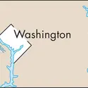 Washington : carte de situation - crédits : © Encyclopædia Universalis France