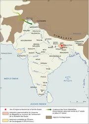 Inde : Empire Gupta - crédits : Encyclopædia Universalis France