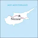 Nicosie : carte de situation - crédits : © Encyclopædia Universalis France
