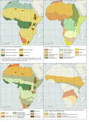 Biogéographie de l'Afrique - crédits : Encyclopædia Universalis France