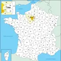 Yvelines : carte de situation - crédits : © Encyclopædia Universalis France