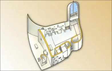 Notre-Dame-du-Haut, Ronchamp, Haute-Saône - crédits : Encyclopædia Universalis France