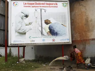 Prévention contre le virus Ebola en Côte d’Ivoire, 2014 - crédits : Legnan Koula/ EPA