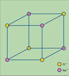 Sel de table NaCl - crédits : Encyclopædia Universalis France