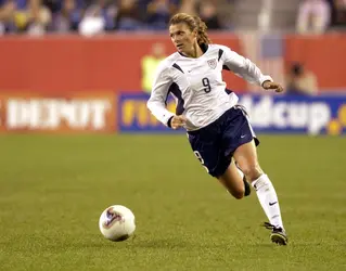 Mia Hamm - crédits : © A. Messerschmidt/ Getty Images Sport/ AFP