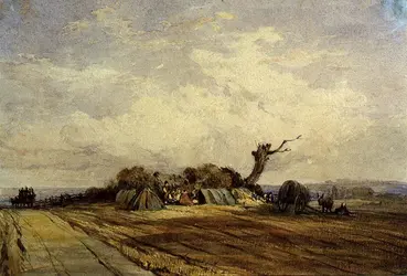 <em>Camp de Gitans</em>, R. P. Bonington - crédits :  Bridgeman Images 