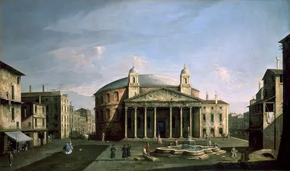 <it><em>Le Panthéon à Rome</em></it>, B. Bellotto - crédits :  Bridgeman Images 