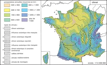 Exemple de carte géographique - crédits : © Encyclopædia Universalis France