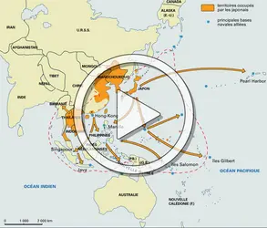 La guerre dans le Pacifique, Seconde Guerre mondiale - crédits : Encyclopædia Universalis France