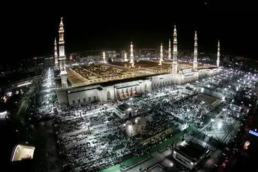 Mosquée du Prophète à Médine, deuxième ville sainte de l’islam - crédits : Abid Katib/ Getty Images News/ AFP