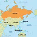 Russie : carte de situation - crédits : Encyclopædia Universalis France