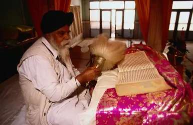 Livre saint des sikhs - crédits : © 	Richard I'Anson/ The Image Bank Unreleased/ Getty Images