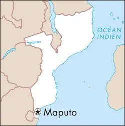 Maputo : carte de situation - crédits : © Encyclopædia Universalis France