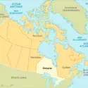 Ontario : carte de situation - crédits : Encyclopædia Universalis France