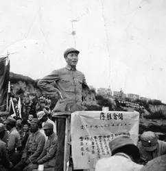 Mao à Yan'an - crédits : Hulton Archive/ Getty Images