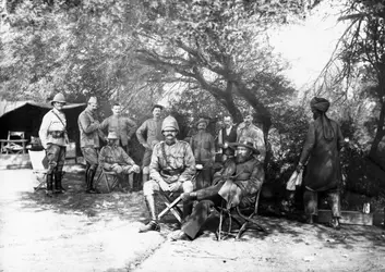 Reddition du général Cronje, guerre des Boers, 1900 - crédits : Hulton-Deutsch Collection/ Corbis/ Getty Images