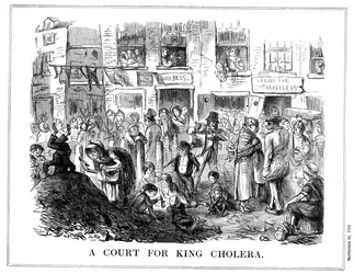 La Cour du roi Choléra - crédits : Ann Ronan Pictures/ Print Collector/ Getty Images