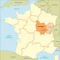 Ancienne région Bourgogne - crédits : © Encyclopædia Universalis France