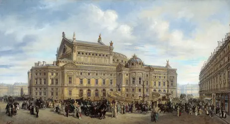 L’Opéra Garnier en 1880 - crédits :  Photo Josse/ Leemage/ Corbis Historical/ Getty Images