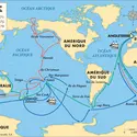 Voyages de James Cook - crédits : © Encyclopædia Universalis France