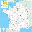 Seine-Saint-Denis : carte de situation - crédits : © Encyclopædia Universalis France