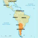 Argentine : carte de situation - crédits : Encyclopædia Universalis France