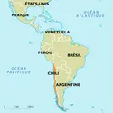 Chili : carte de situation - crédits : Encyclopædia Universalis France