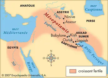 Mésopotamie - crédits : © Encyclopædia Universalis France