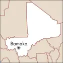 Bamako : carte de situation - crédits : © Encyclopædia Universalis France