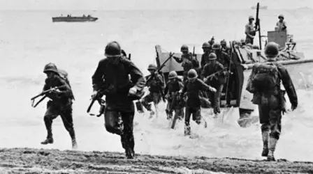 Bataille de Guadalcanal, 1942 - crédits : UPI