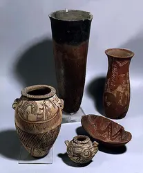 Poterie et vases de l'Égypte prédynastique - crédits :  Bridgeman Images 