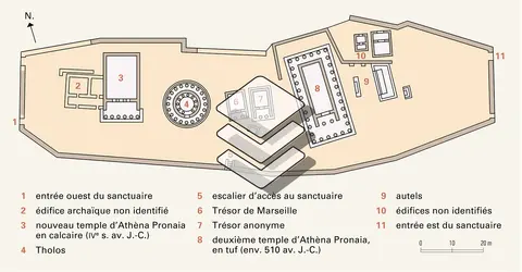 Sanctuaire de Delphes, Grèce - crédits : Encyclopædia Universalis France