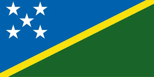 Salomon (îles) : drapeau - crédits : Encyclopædia Universalis France