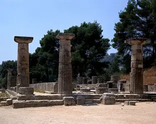 Temple d'Héra, Olympie, Grèce - crédits : G. Dagli Orti/ De Agostini/ Getty Images