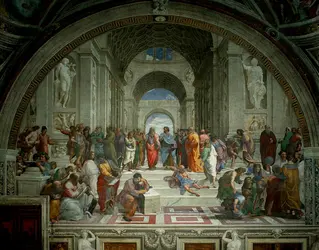 L'École d'Athènes, fresque de Raphaël - crédits : V. Pirozzi/ De Agostini/ Getty Images