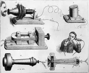 Téléphone d'Alexander Graham Bell - crédits : Illustrated London News/ Getty Images