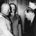 Conférence de Munich, septembre 1938 - crédits : Keystone/ Getty Images