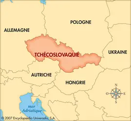 Tchécoslovaquie - crédits : © Encyclopædia Universalis France