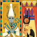 Osiris retrouvé par sa sœur Isis - crédits : © Judie Anderson/EB Inc.