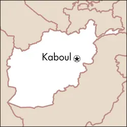 Kaboul : carte de situation - crédits : © Encyclopædia Universalis France