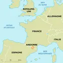 Andorre : carte de situation - crédits : Encyclopædia Universalis France
