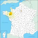 Ille-et-Vilaine : carte de situation - crédits : © Encyclopædia Universalis France